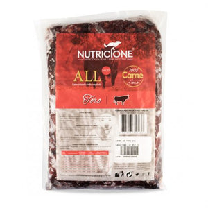 Nutricione. Todo carne de toro, picado sin hueso 1kg - Comida Barf Valencia